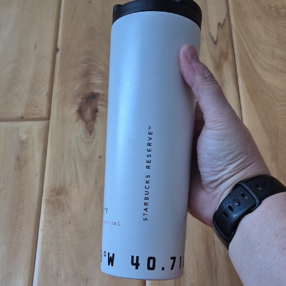 Starbucks NYC East Coast Travel Mug - White and Black - Picture 2 of 9